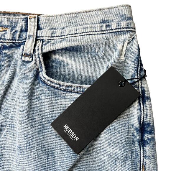 New Women’s Hudson Jade High-Rise Straight Loose Fit Jean Size 31 - Picture 3 of 11